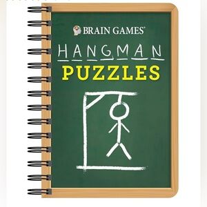 $8 BRAIN GAMES HANGMAN. NEW. $8 WHEN BUNDLED WITH 3 OR MORE ITEMS